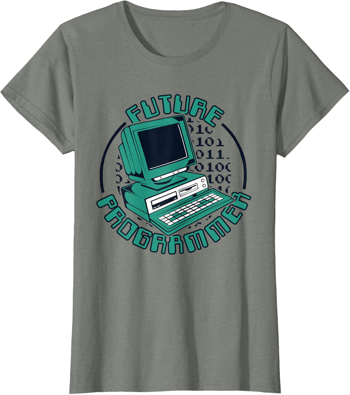 Future Programmer Software Engineer Developer Programmer T-Shirt - Olive Heather