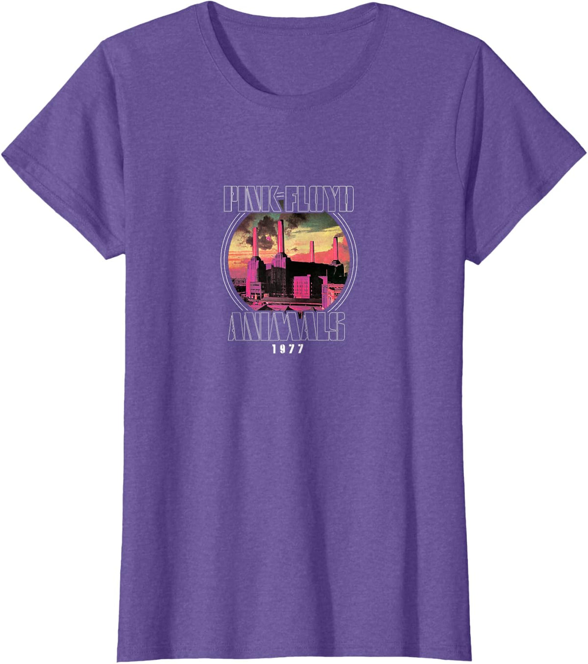 Pink Floyd - Animals 1977 T-Shirt - Purple Heather