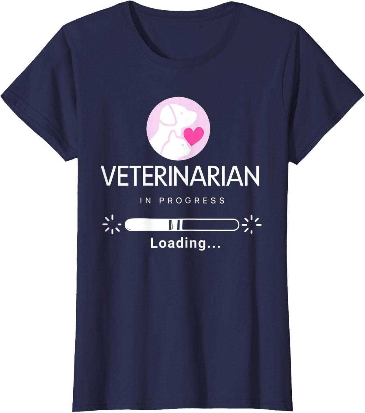 in Progress T-Shirt - Navy Blue