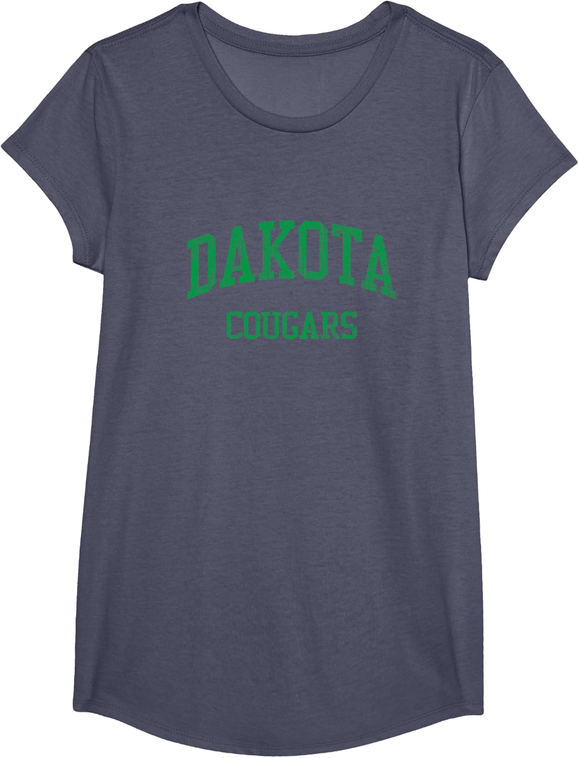 Dakota High School HS Macomb MI Vintage Sports T-Shirt - Girls Heather Blue