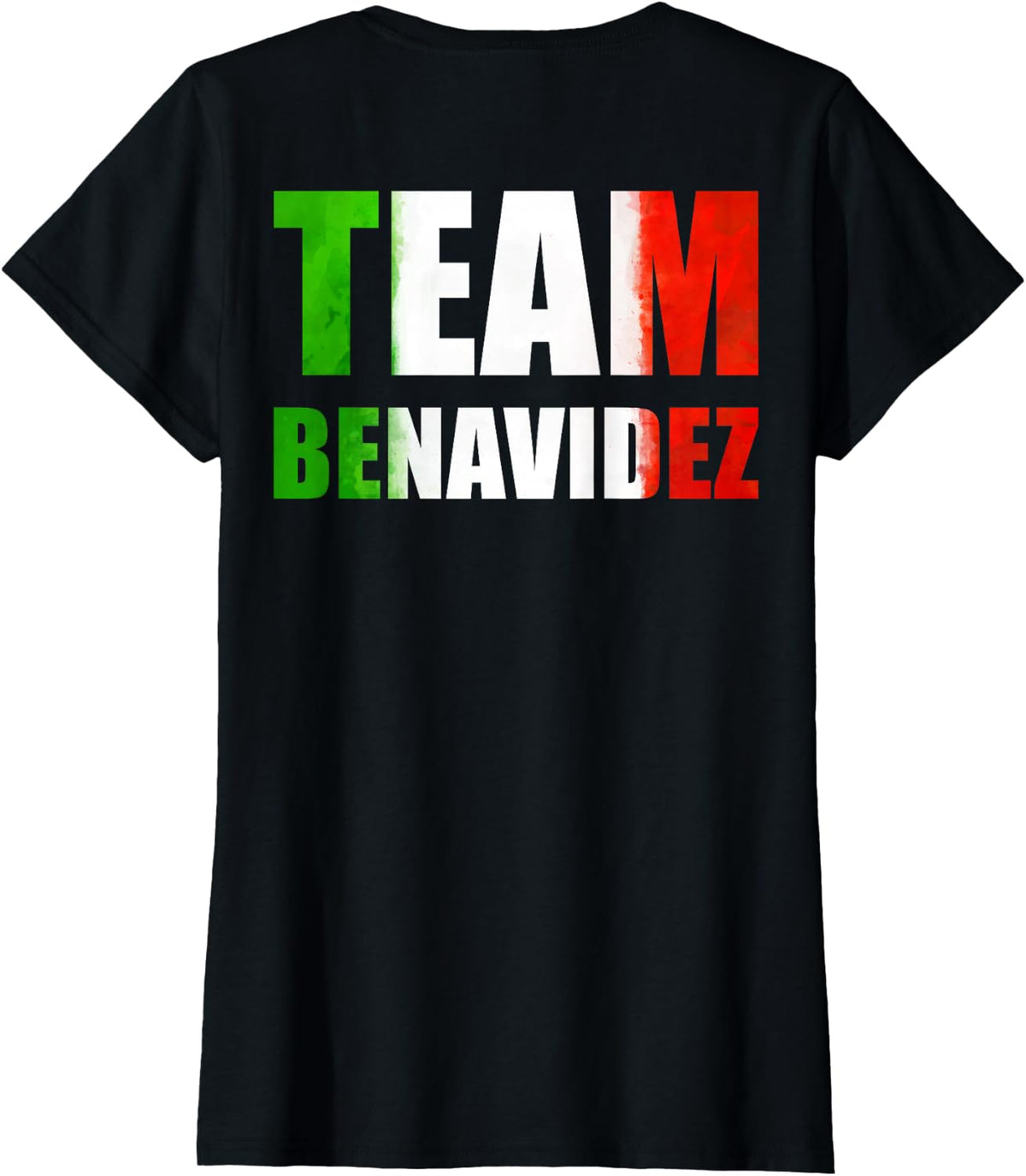 Team Benavidez Boxing Mexican Fighters T-Shirt - Black