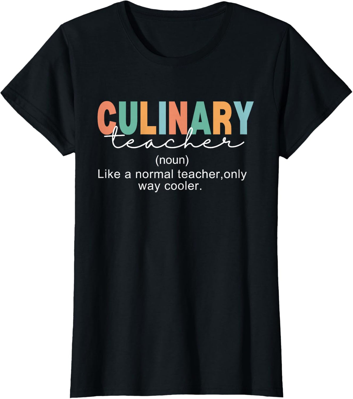 back to school Culinary T-Shirt - Black