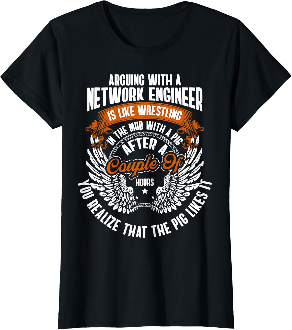 Network Administrator Network Engineering Network Engineer T-Shirt - Black