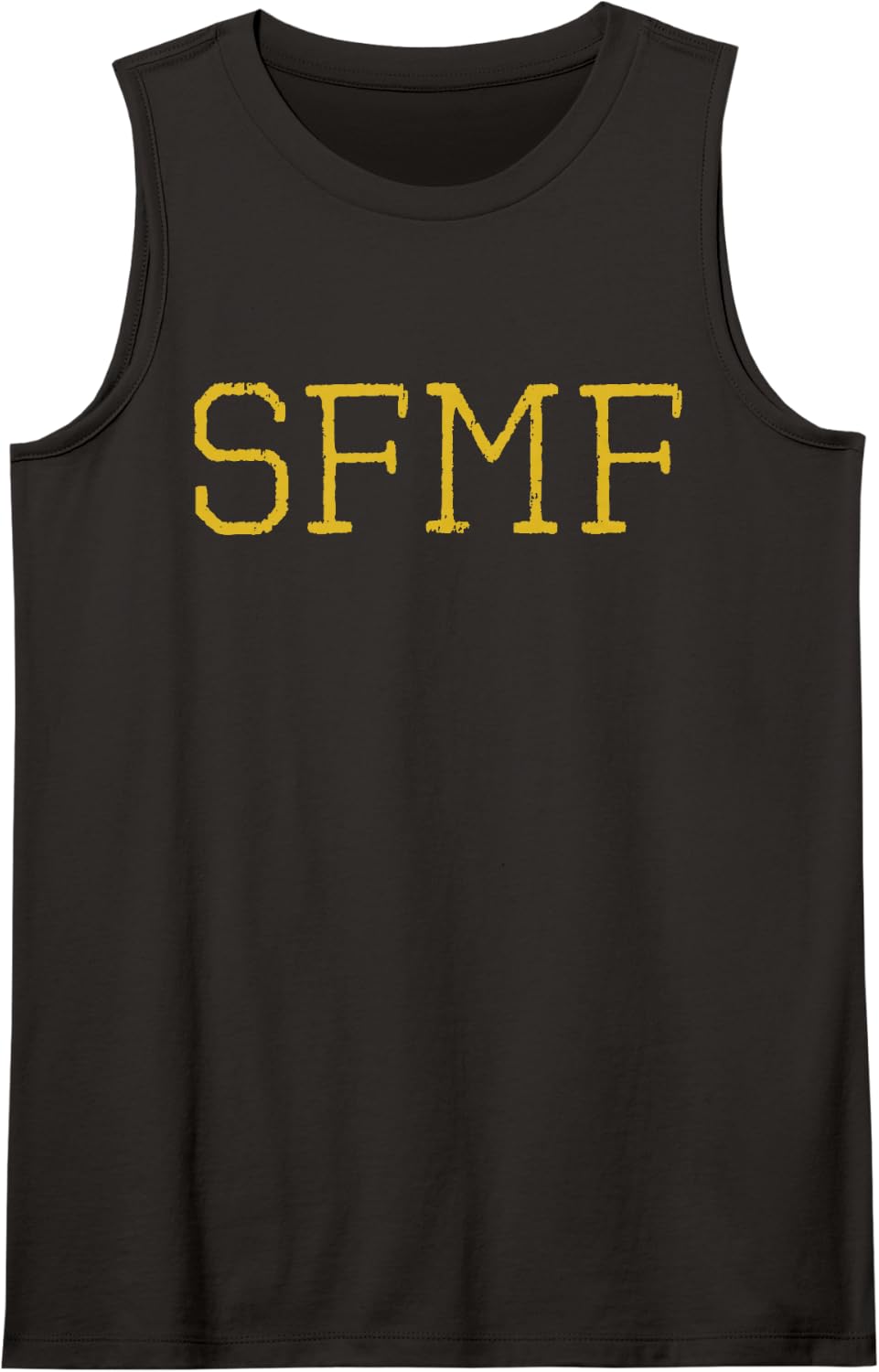 SFMF Motivated Military Veteran Slang SFMF Sleeveless Tank Top - Black