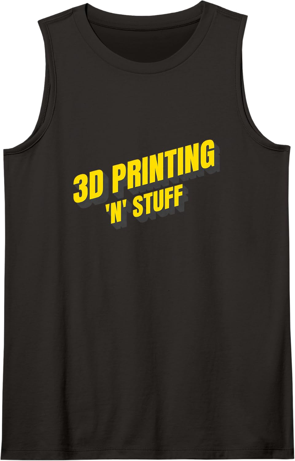 3D Printing N Stuff Tank Top - Black