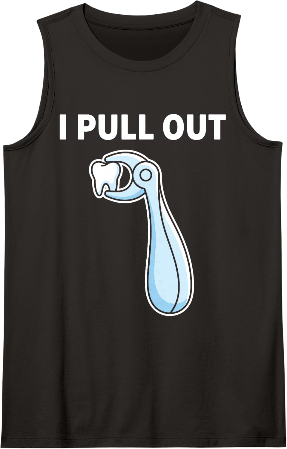 Best Dentist Art for Men Women Tooth Doctor Dental Teeth Tank Top - Black
