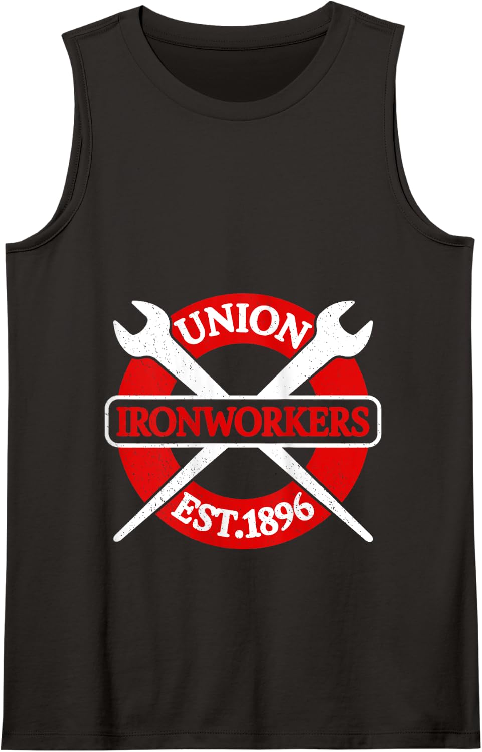 Union Ironworkers Est. 1896 Iron Worker Tank Top - Black