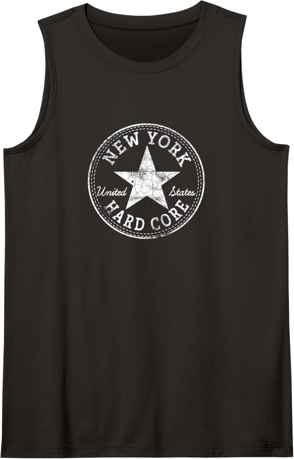 New York Hard-CORE NYHC USA Straight-Edge Music Movement Tank Top - Black