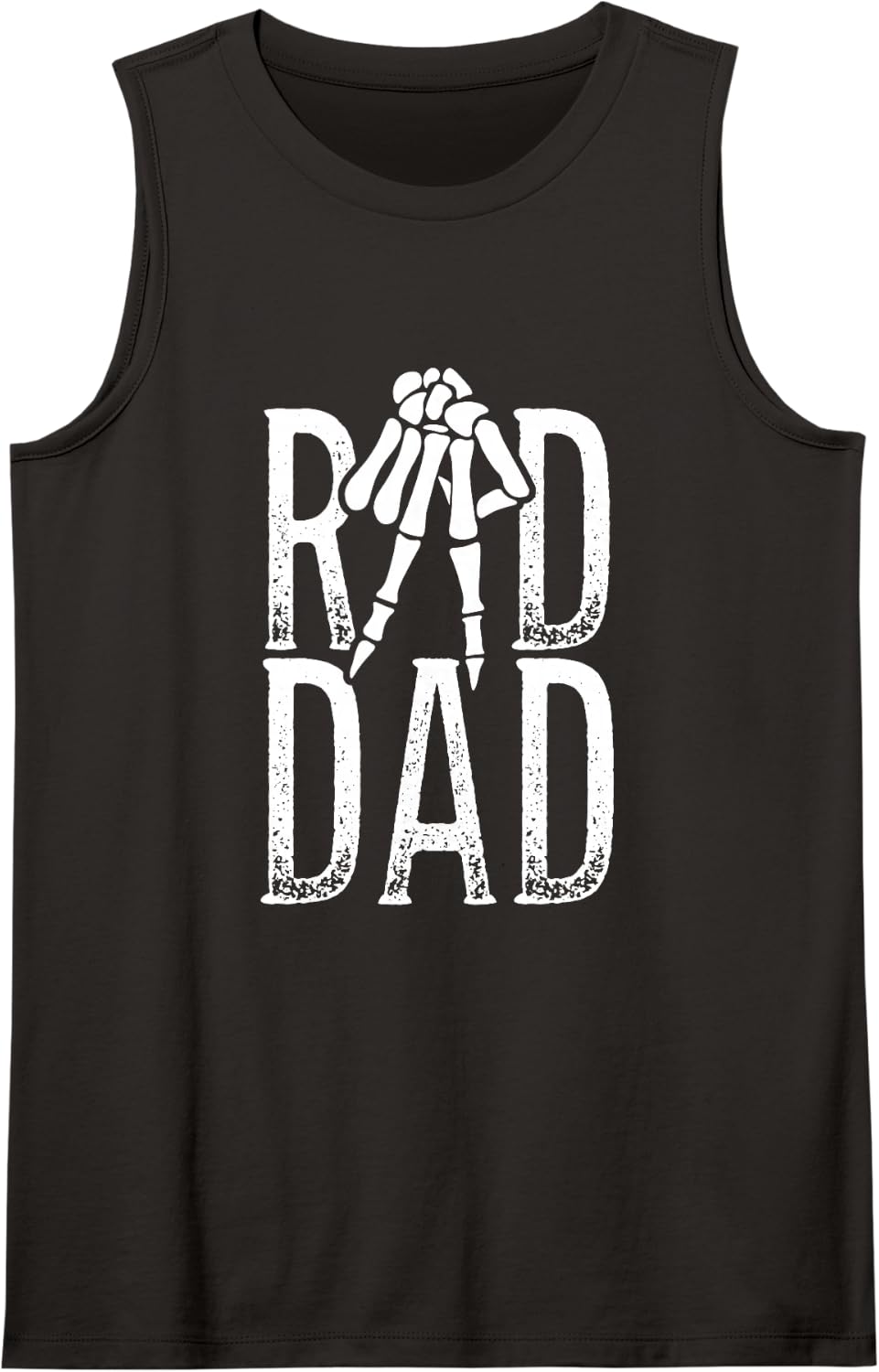 Rad Tech Radiology Tech Dad X-ray Technician Sleeveless Tank Top - Black