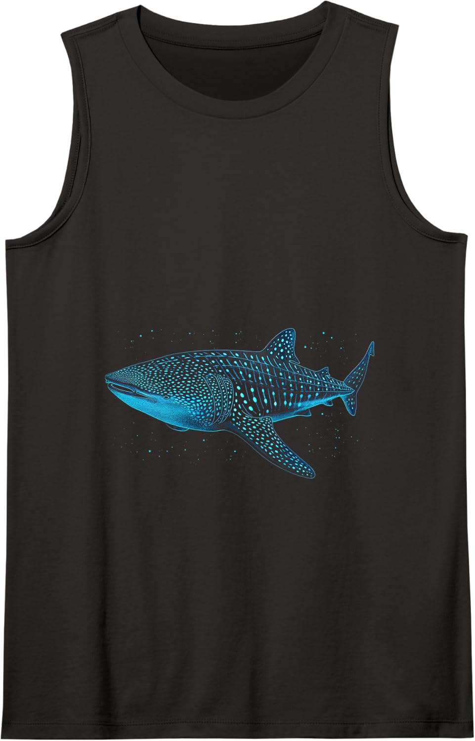 Whale Shark Tank Top - Black