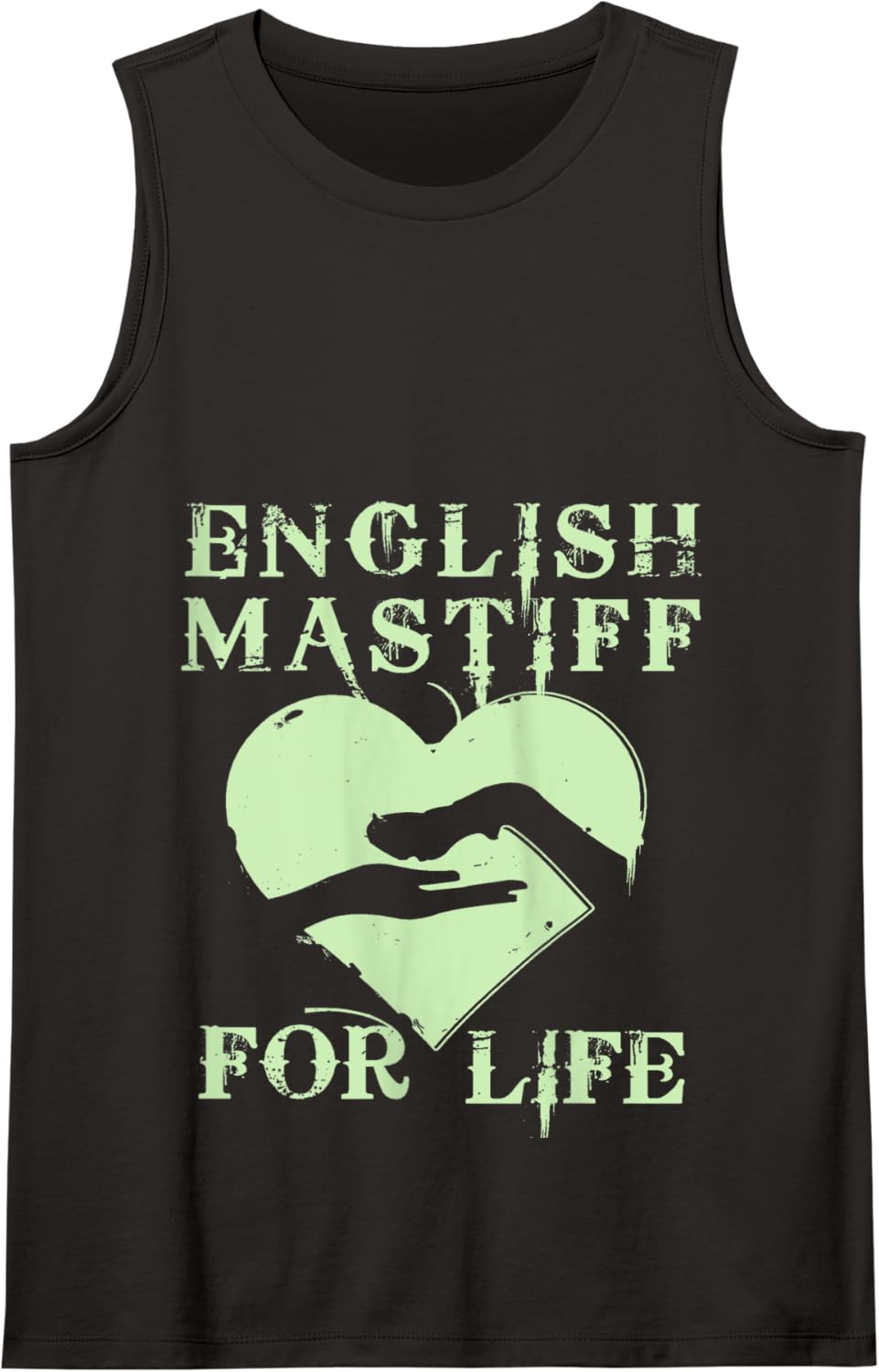 English Mastiff dog | English Mastiff For Life Tank Top - Black