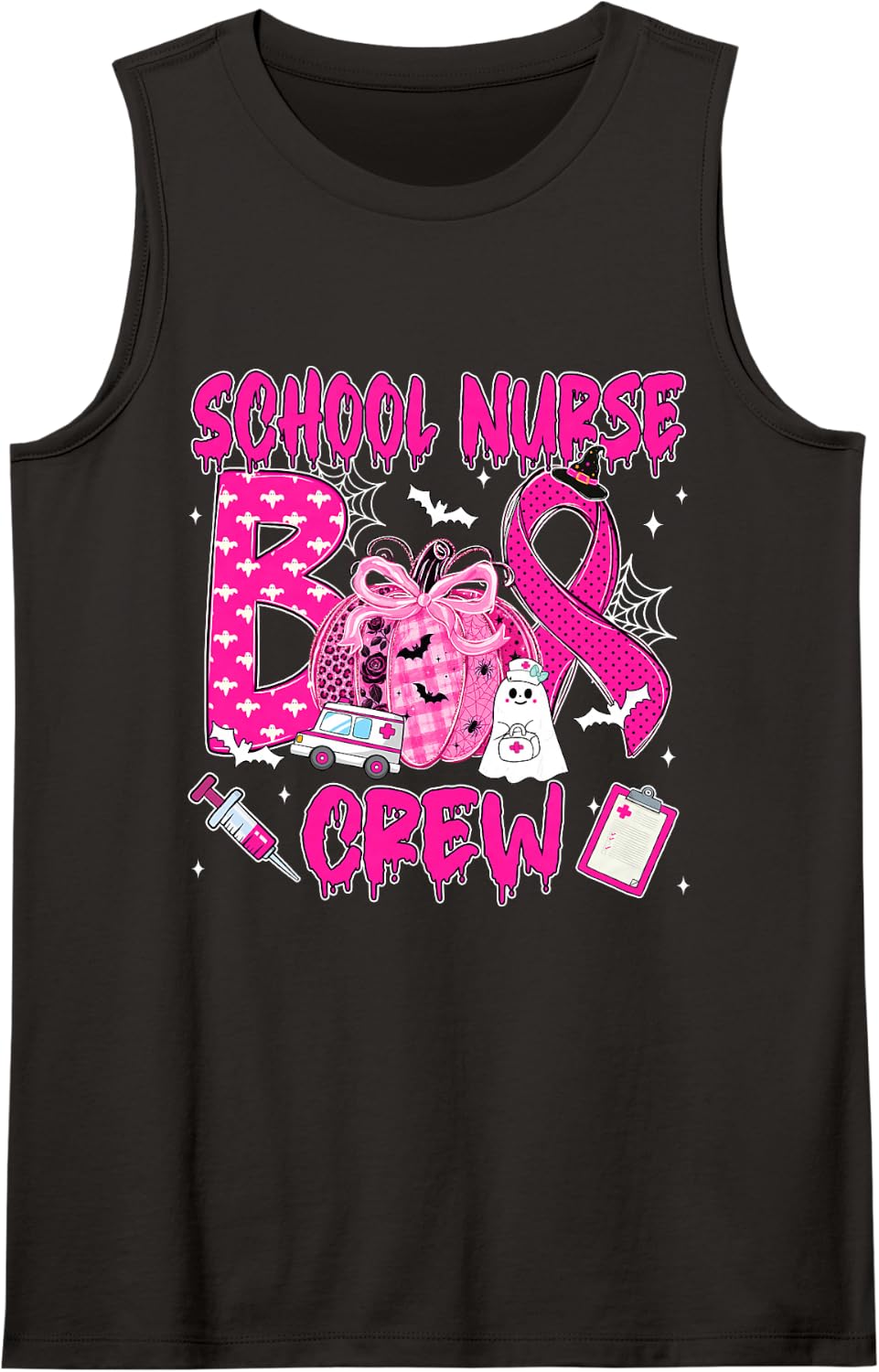 Awareness Sleeveless Tank Top - Black