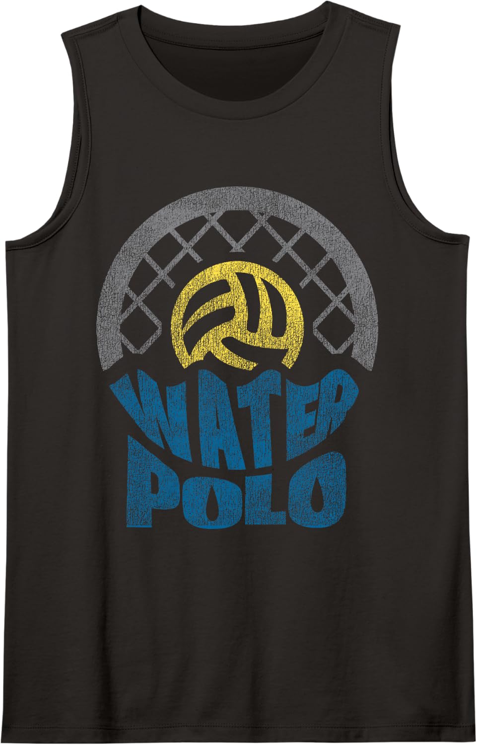 Water Polo Water Polo Sleeveless Tank Top - Black