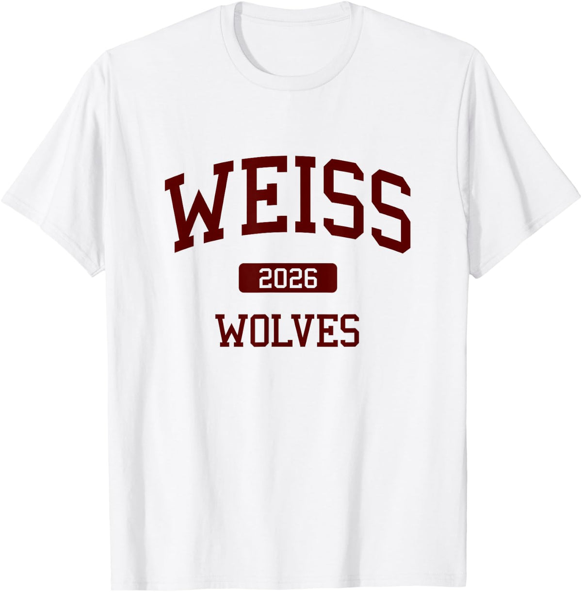 Weiss High School Class of 2026 Pflugerville TX T-Shirt - White