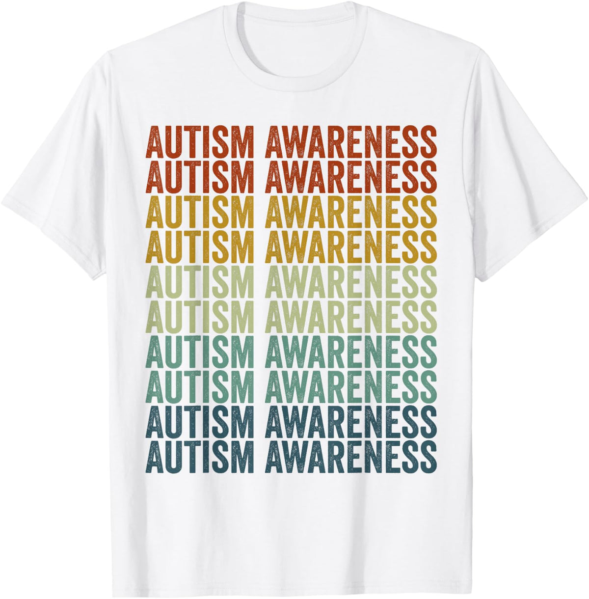 Autism Awareness Autistic Special Education T-Shirt - White