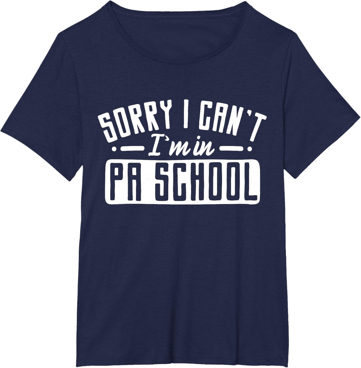 PA School Doctor Assistant Student T-Shirt - Navy Blue