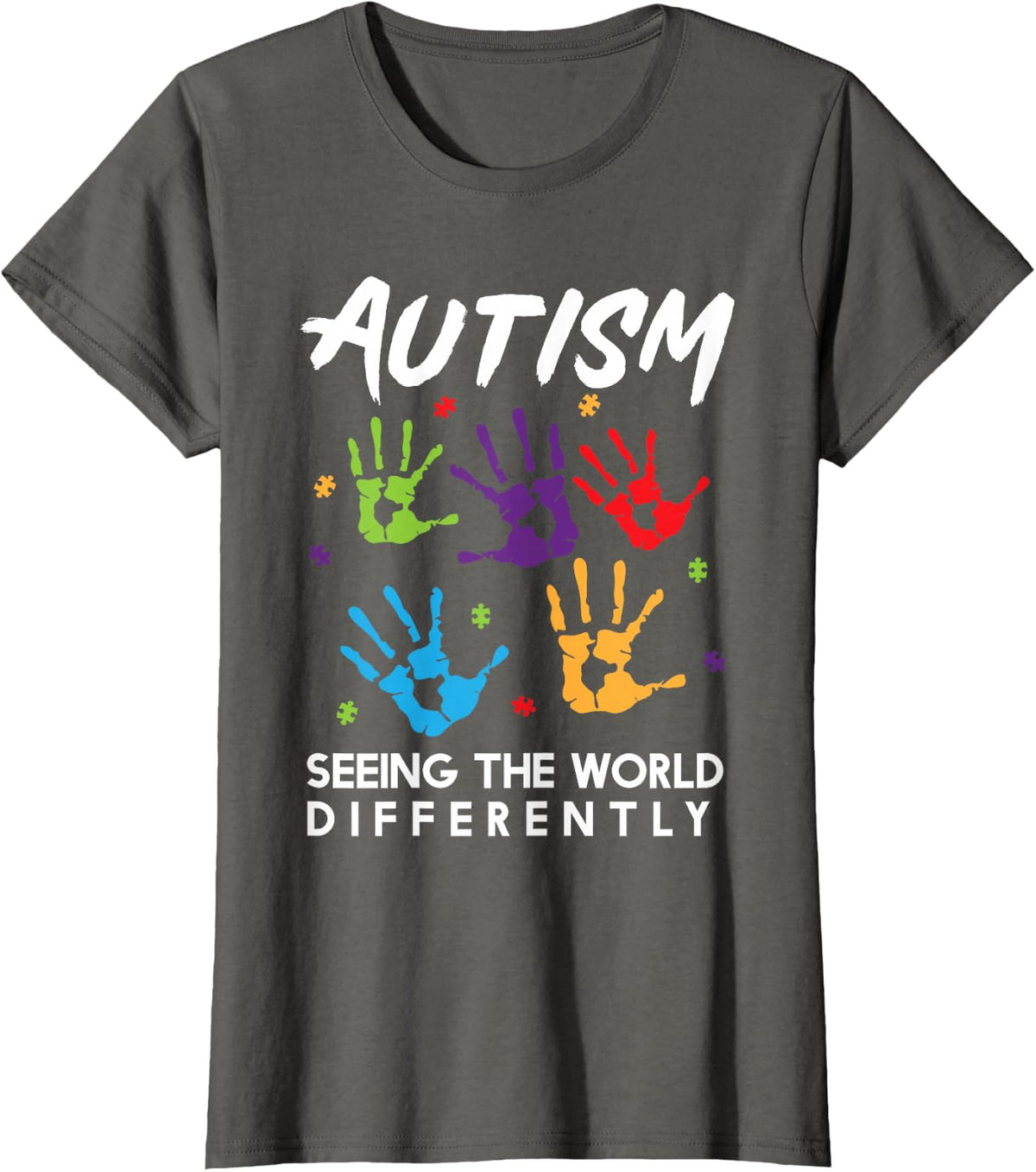 Autism Patience I Have Autism Gift Autistic T-Shirt - Asphalt Grey