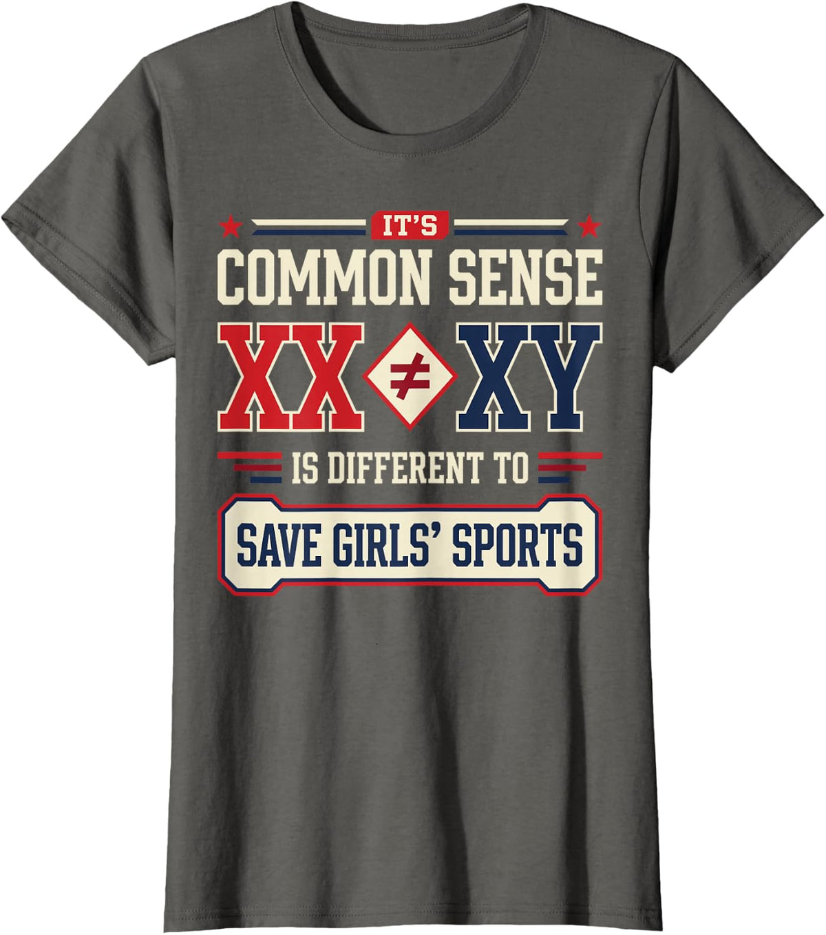 Team Women XX-XY T-Shirt - Asphalt Grey
