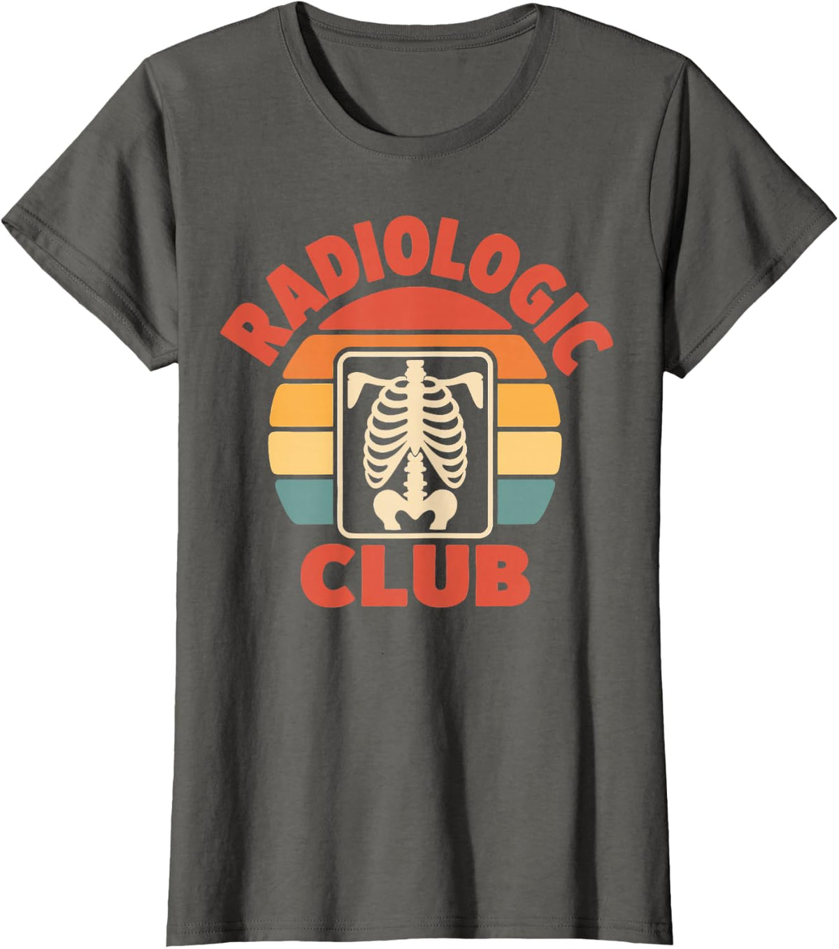 X-Ray Tech Radiologic Team Crew Rad Tech T-Shirt - Asphalt Grey