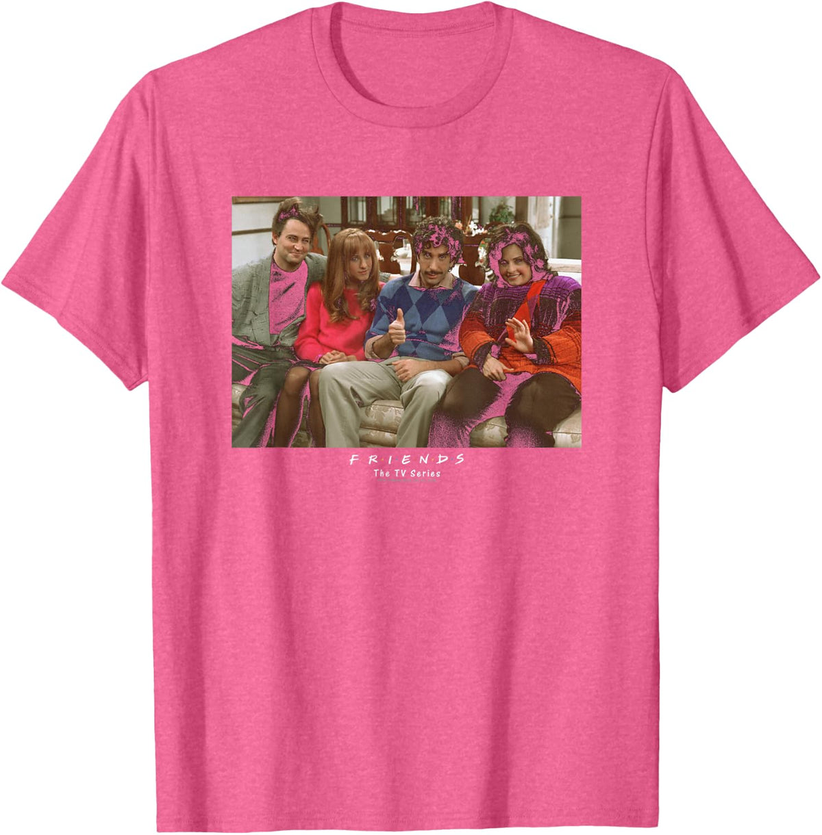 Friends Throwback T-Shirt - Pink Heather