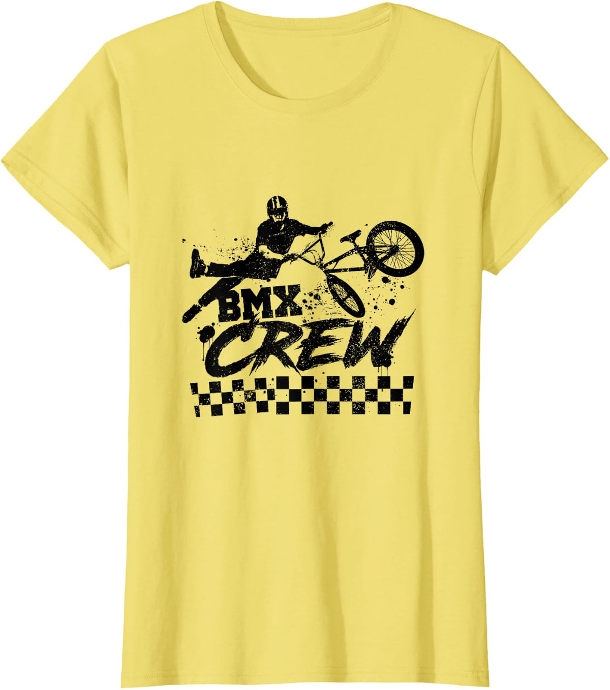 BMX Crew T-Shirt - Lemon Yellow