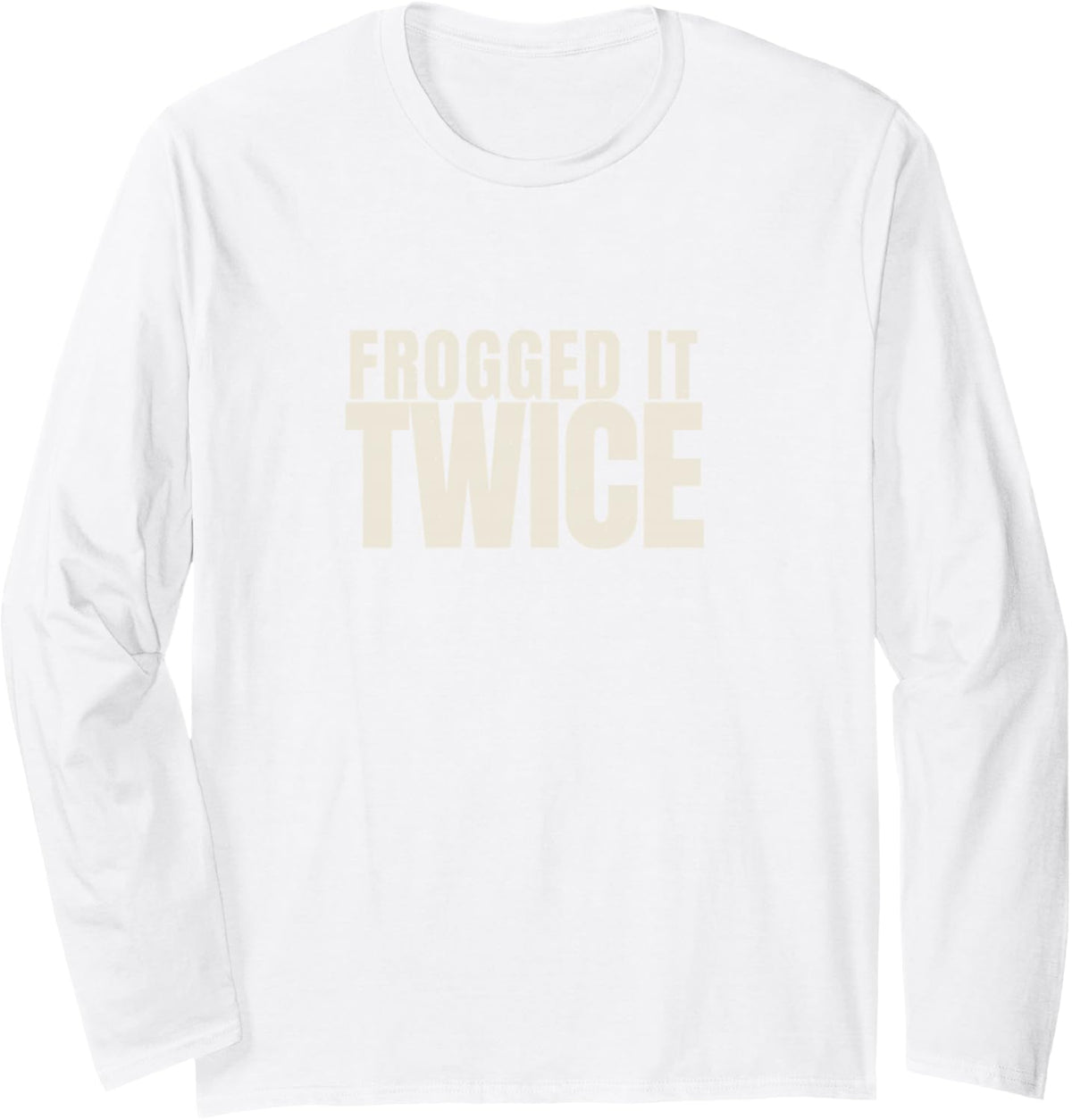 Embroidery Hoop Art Hand Embroidery Funny Needlework Long Sleeve T-Shirt - Adult Unisex White