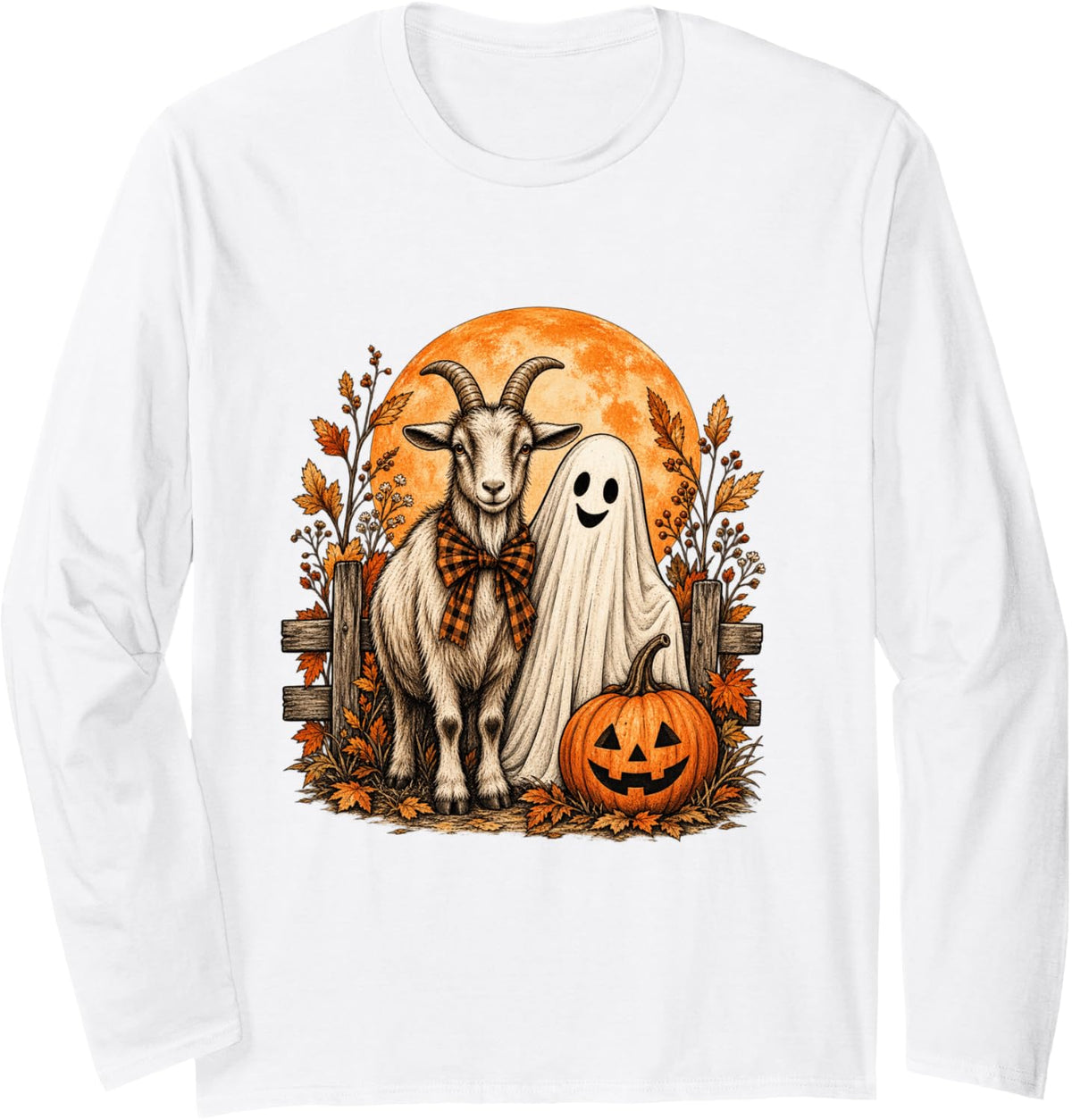 Art Long Sleeve T-Shirt - Adult Unisex White