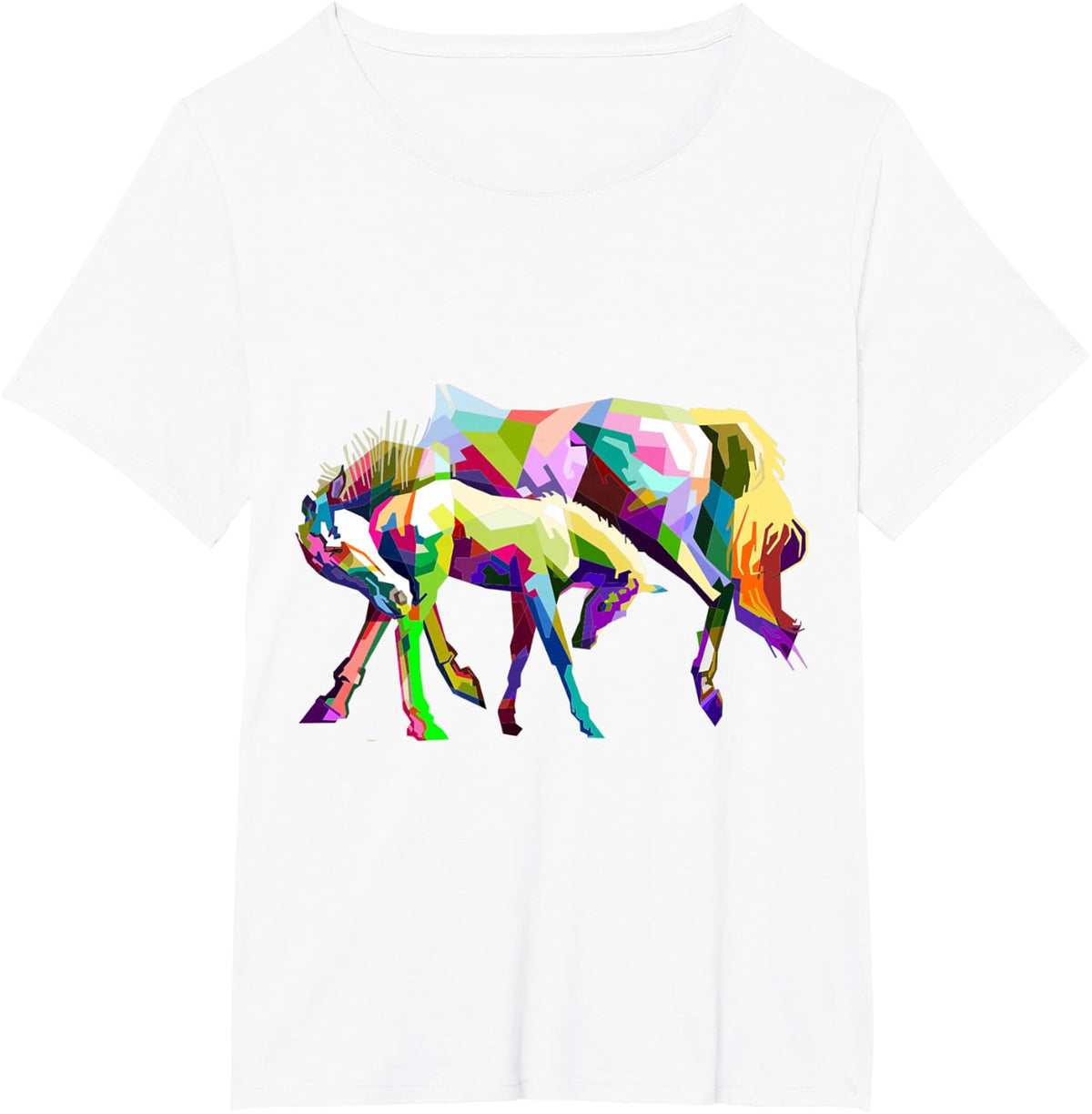 Horses! T-Shirt - White