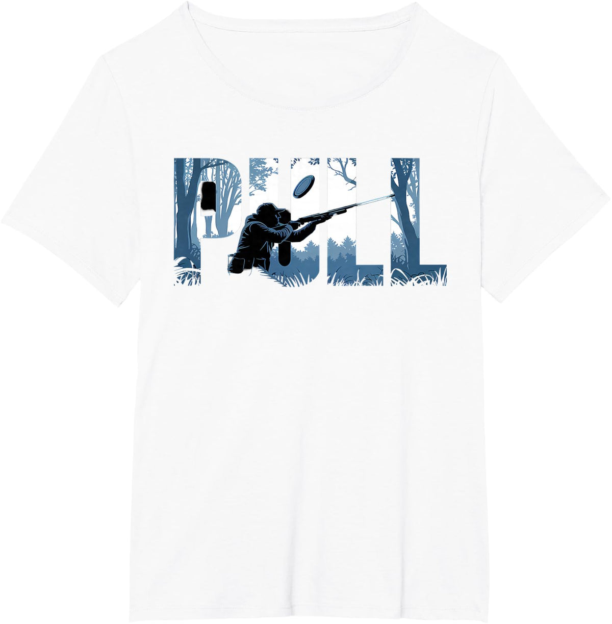 Skeet Trap Shooting Clay Pigeon Shooting Trap Shooter T-Shirt - White