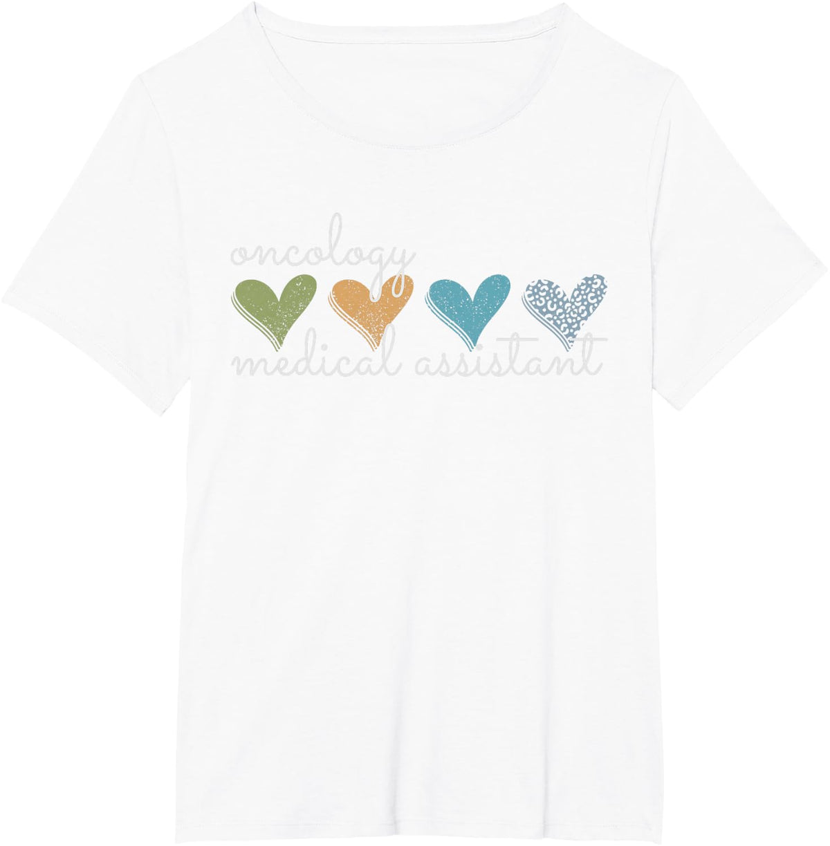 Oncology Medical Assistant Hematology Physician Nurse T-Shirt - White