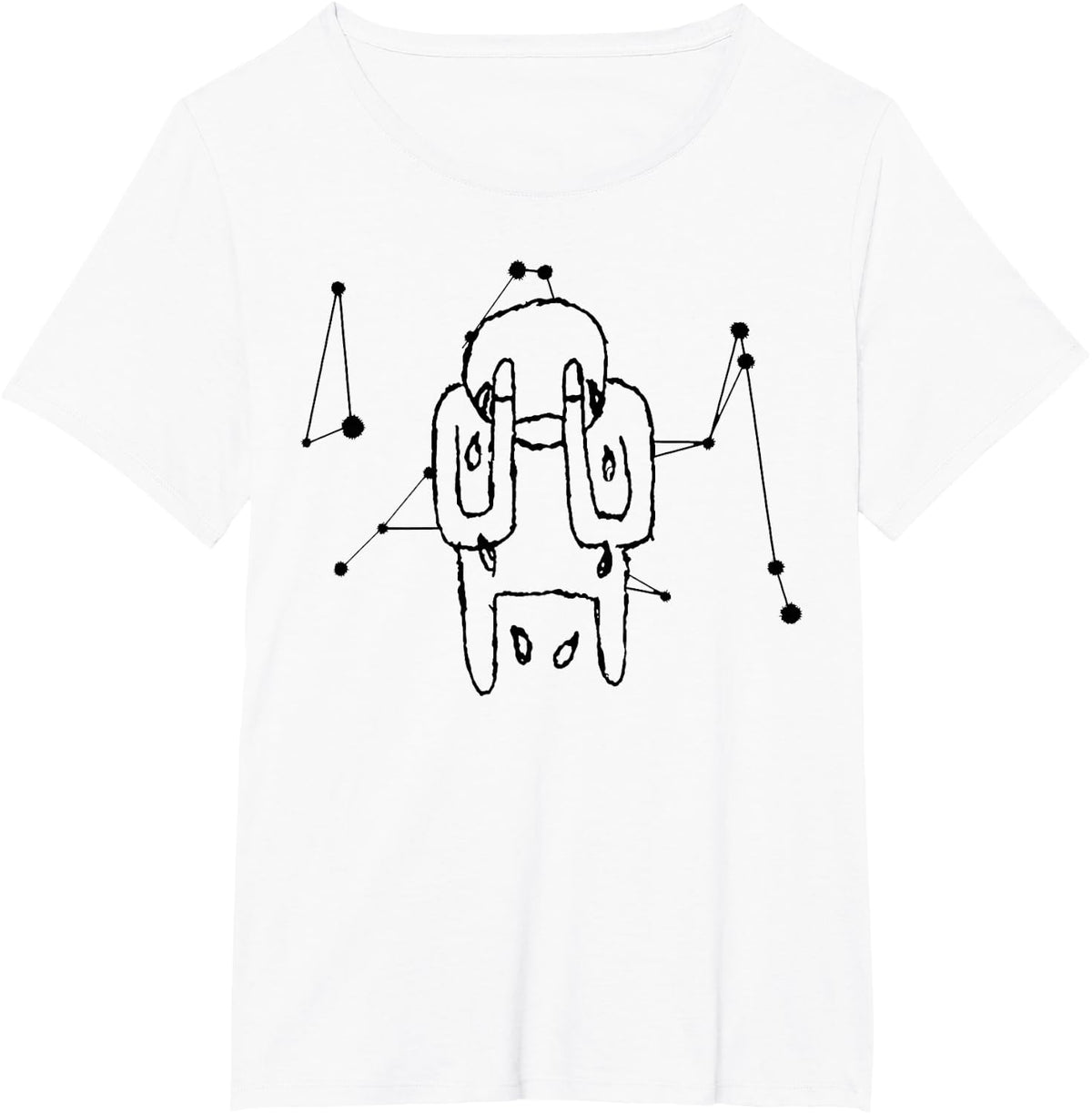 Vintage Funny Classic Crying Amnesiac Retro Music Lover T-Shirt - White