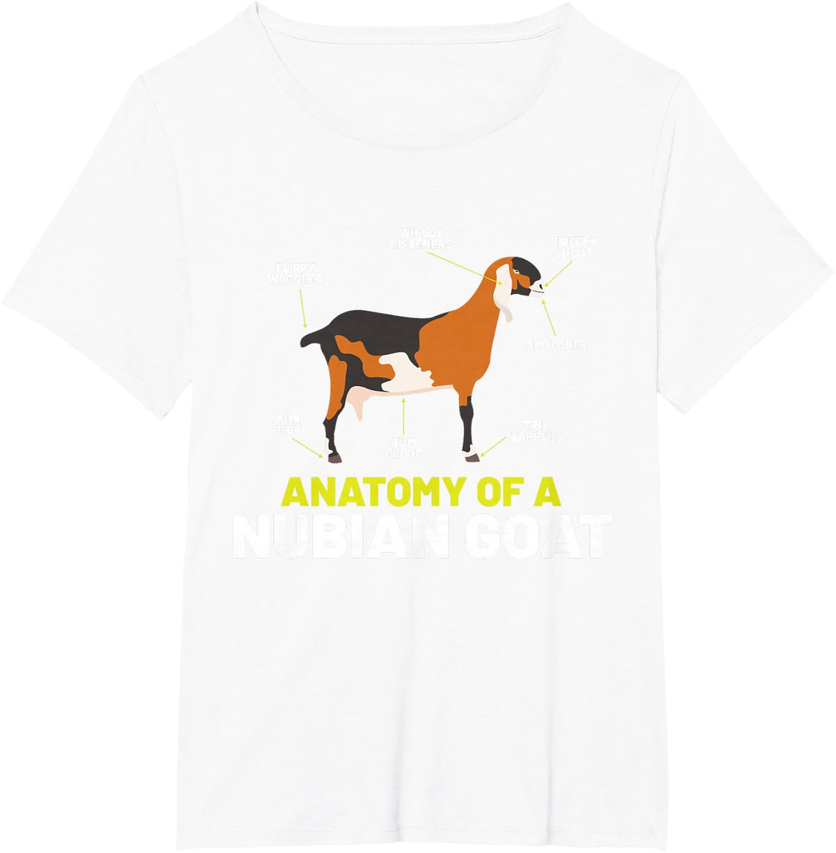 Goat Lovers Shirt Meme | Pet Animal Pun Funny Nubian Goat T-Shirt - White