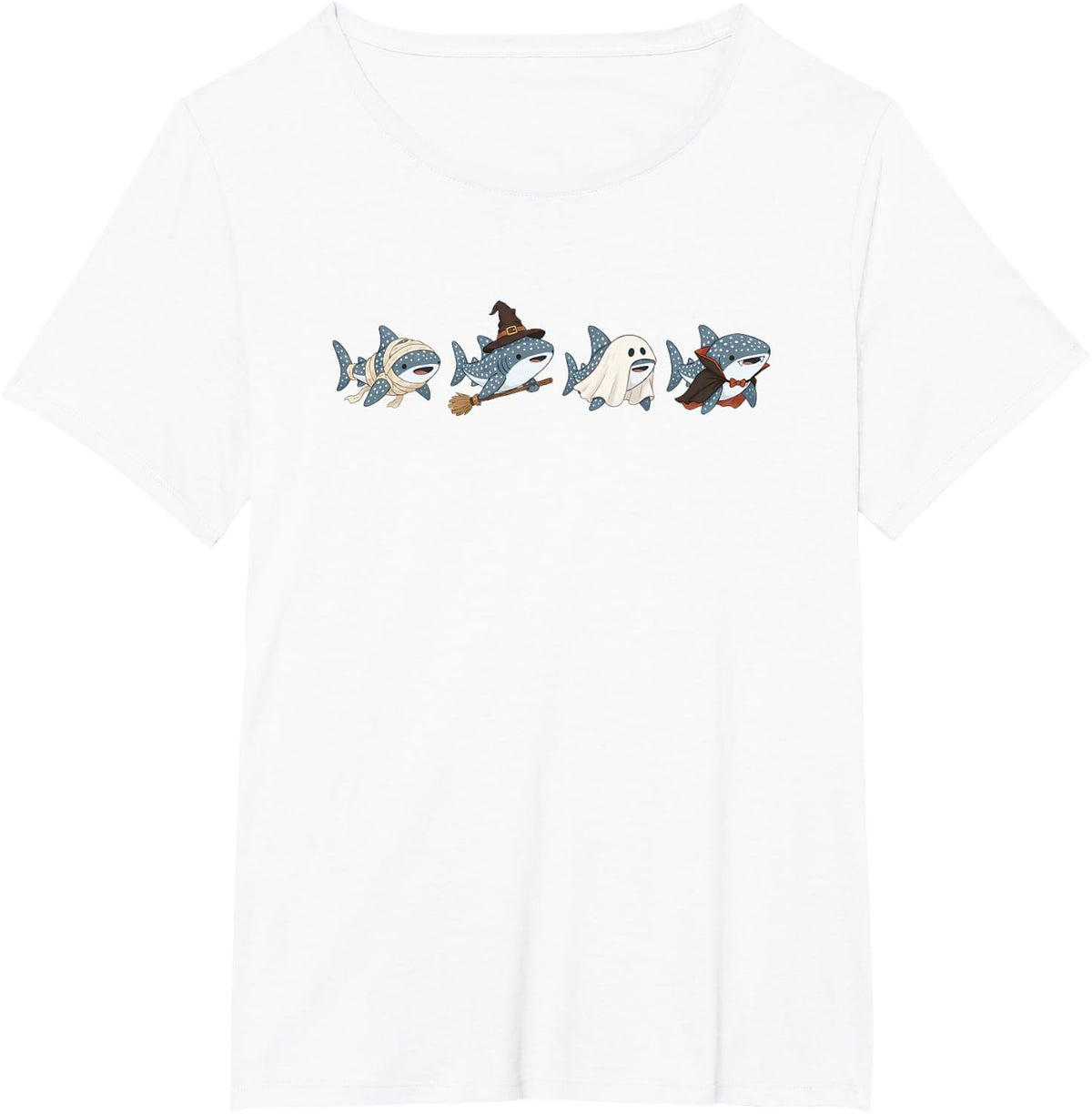 Halloween Whale Shark T-Shirt - White