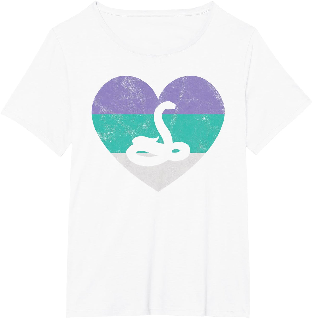Snake Gift Shirt for Women & Girls Retro Cute | Cobra Python T-Shirt - White