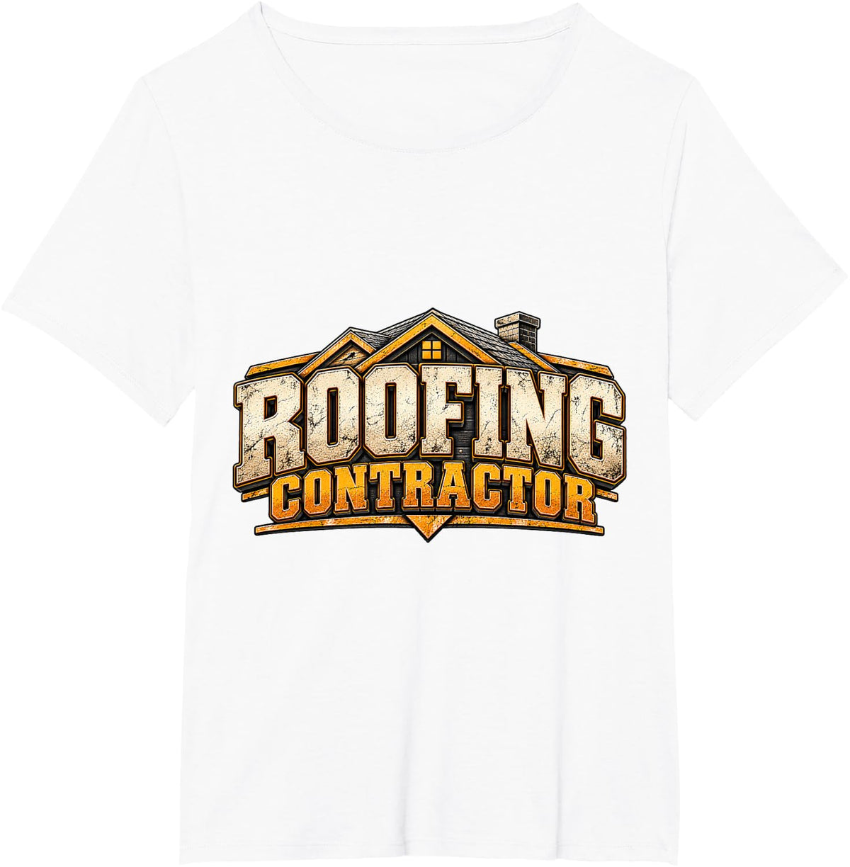 Roofing Contractor Roofer Construction Worker Trade Humor T-Shirt - White