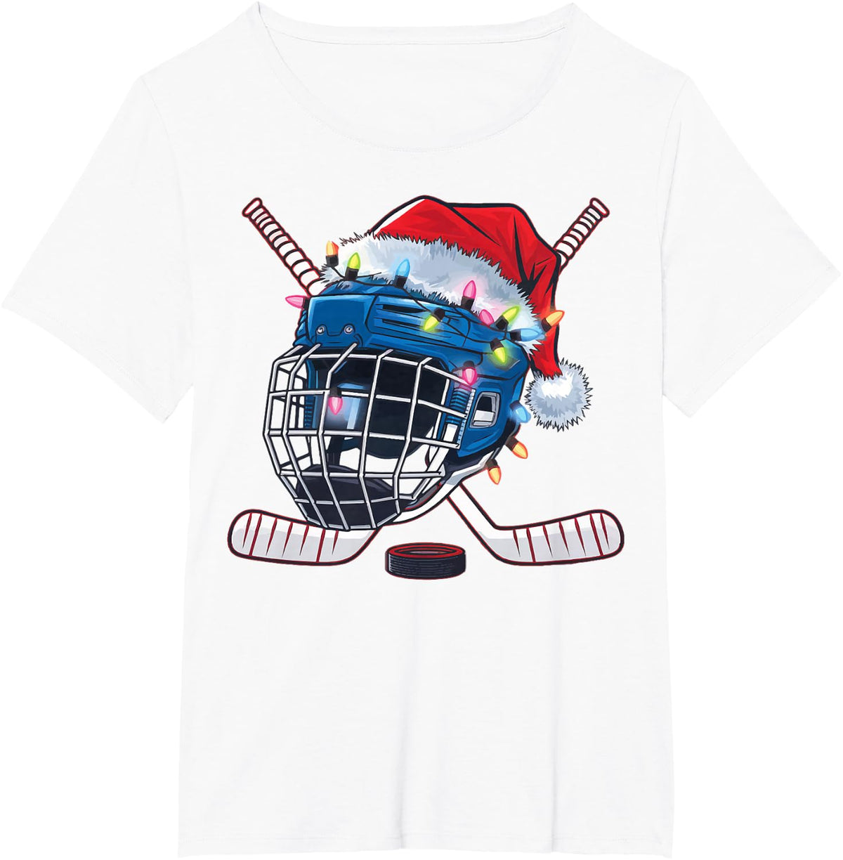 Hockey Christmas T-Shirt - White