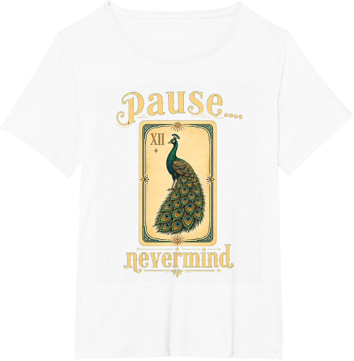 Pause Nevermind Vintage Funny Mahjong Lovers Tile Game T-Shirt - White