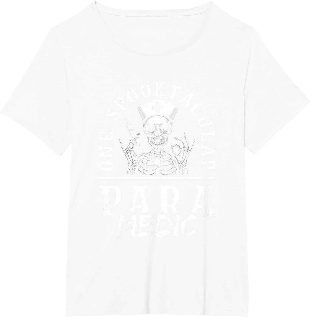 Emergency Department EMS Nurse EMT Halloween Paramedic T-Shirt - White
