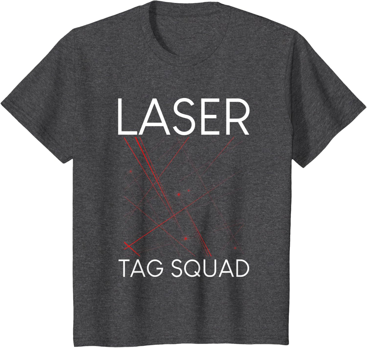 Laser Tag Squad --- T-Shirt - Dark Heather Grey