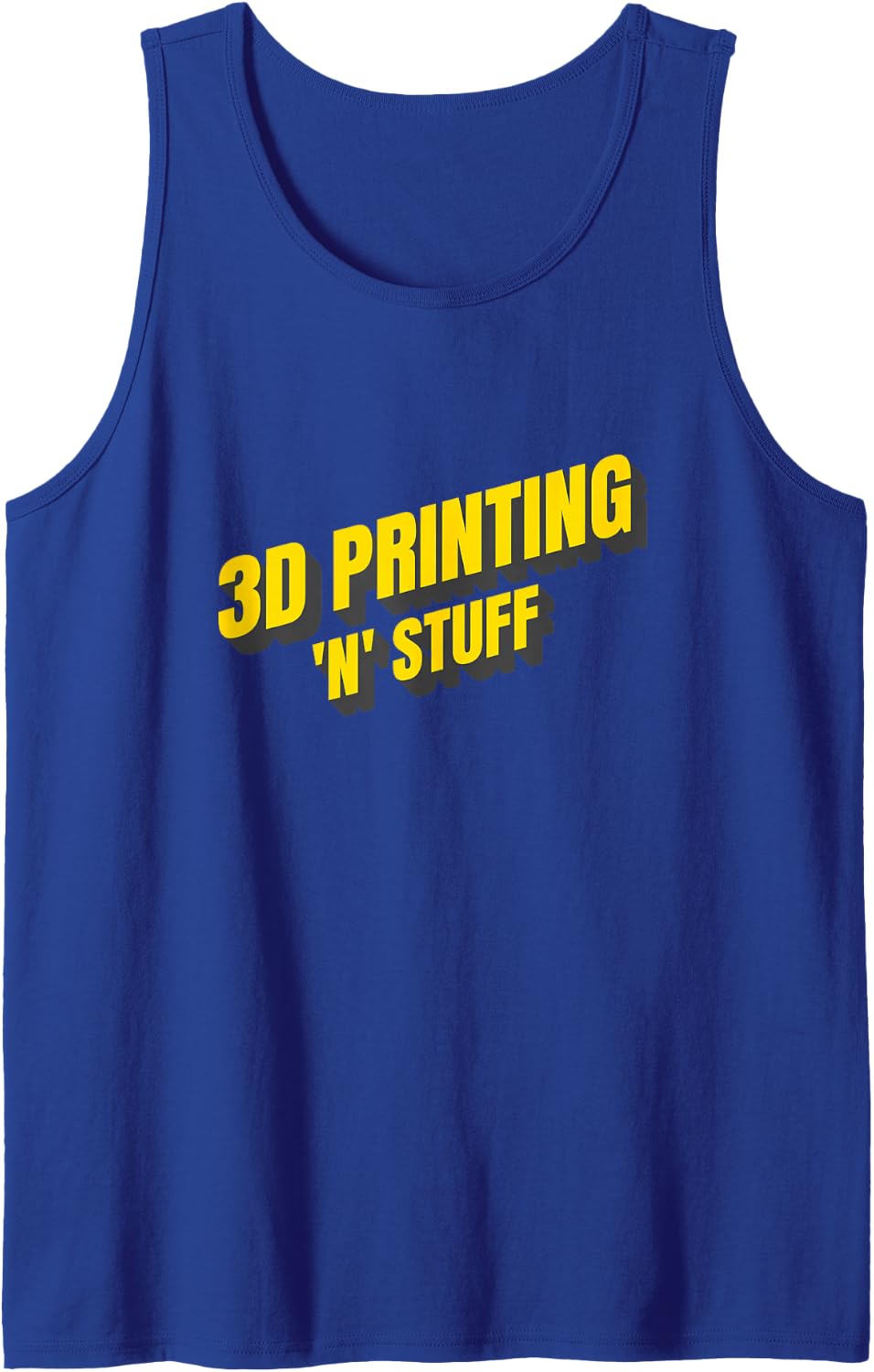 3D Printing N Stuff Tank Top - Royal Blue