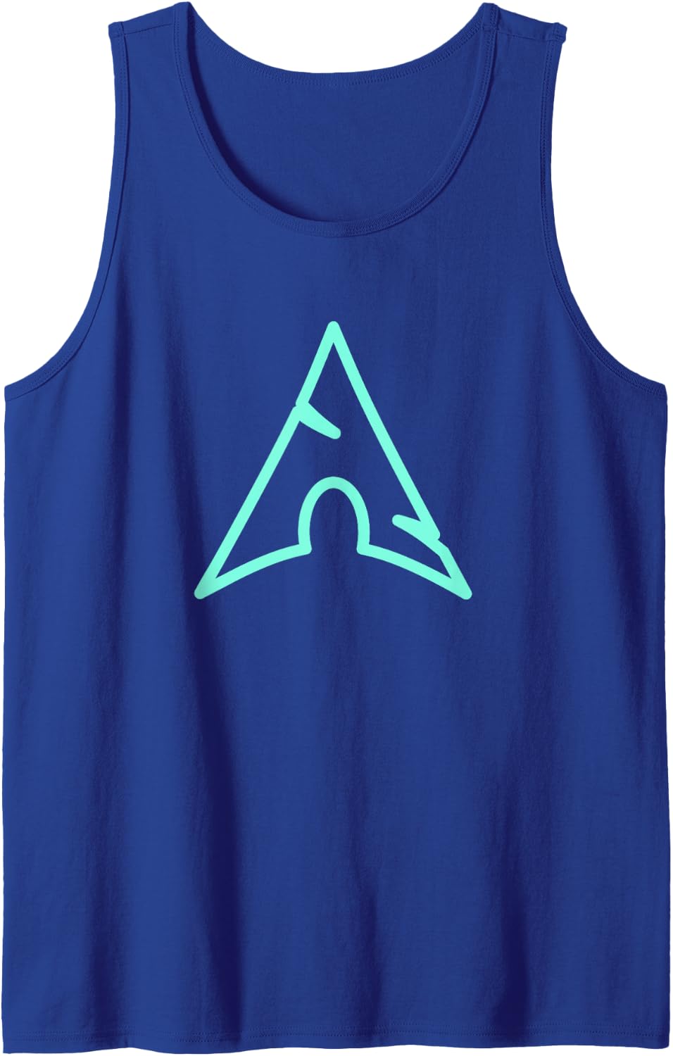 Linux Lovers tee Arch Linux Logo Open Source Os Sleeveless Tank Top - Royal Blue