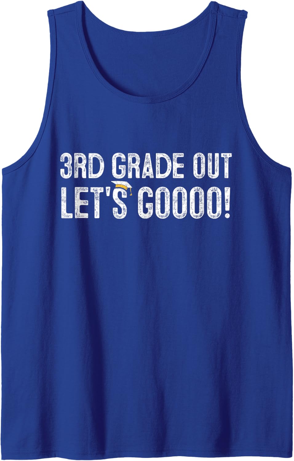 3rd Grade Out Graduation Gifts Third Grade 3rd Graders Sleeveless Tank Top - Royal Blue