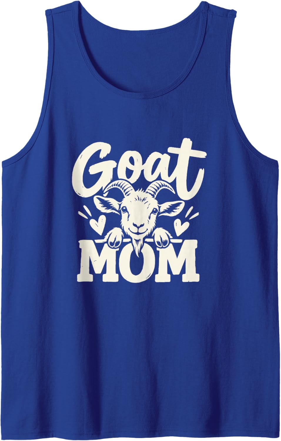 Goat Lover Humor Funny Farm Goat Mom Tank Top - Royal Blue