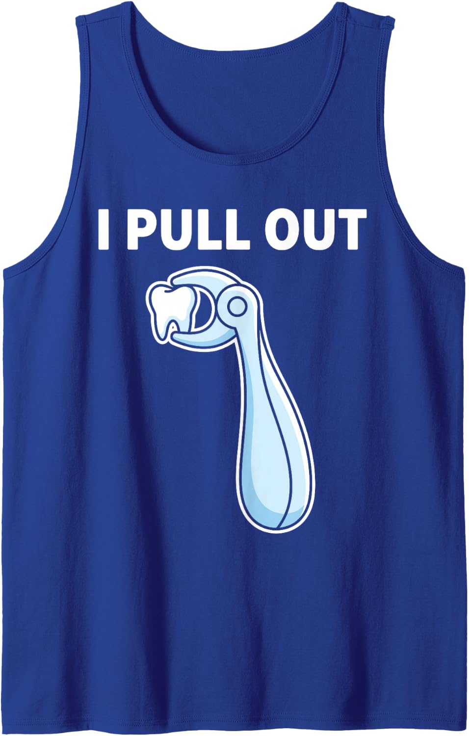 Best Dentist Art for Men Women Tooth Doctor Dental Teeth Tank Top - Royal Blue