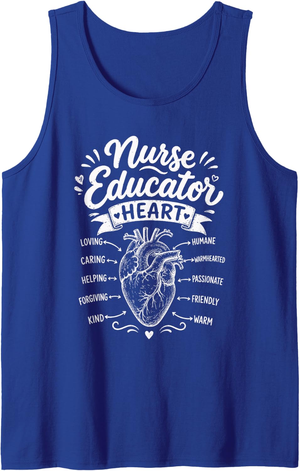 Nurse Educator Essentials Nurse Educating Accessoires Sleeveless Tank Top - Royal Blue