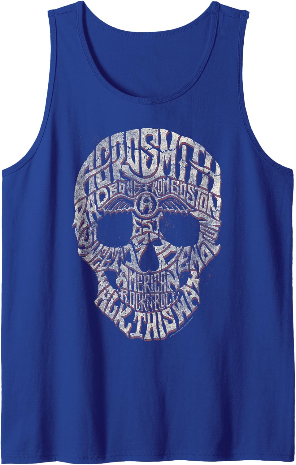 Aerosmith - Forever Tank Top - Royal Blue