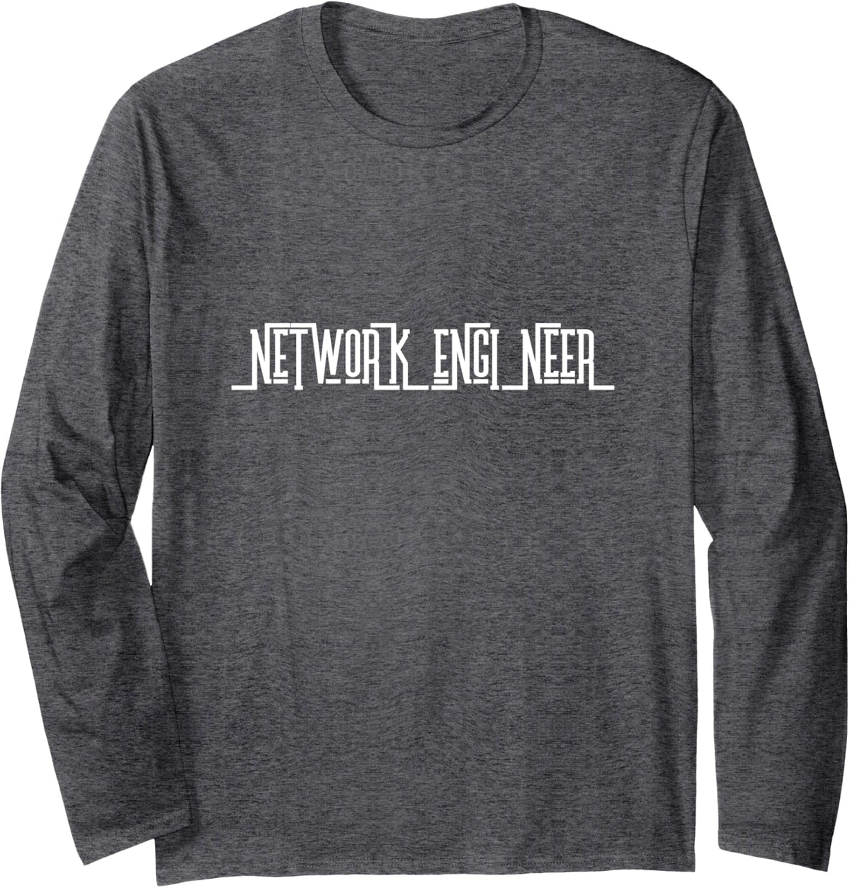 Network Engineer Long Sleeve T-Shirt - Adult Unisex Dark Heather Grey