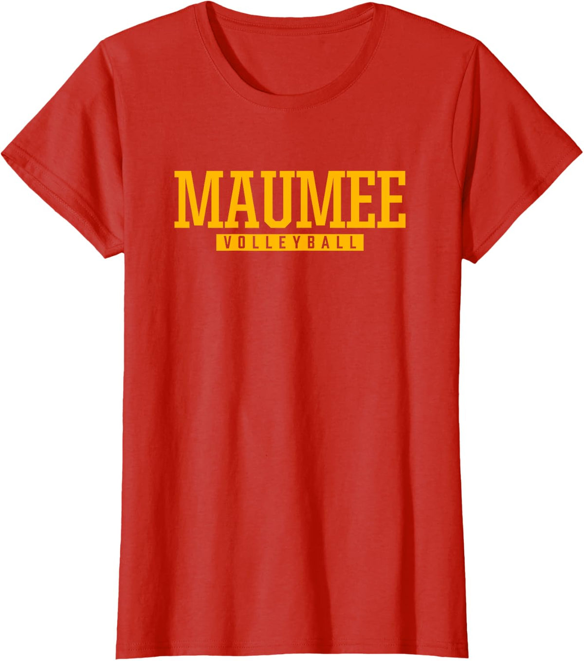 Maumee High School Volleyball T-Shirt - Red