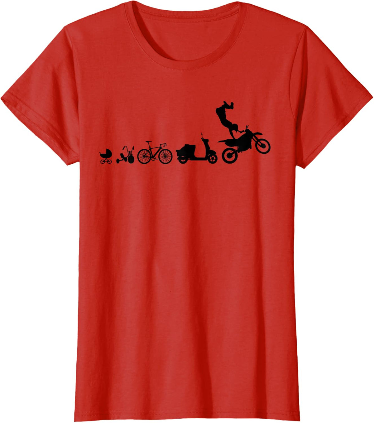 Motocross Evolution T-Shirt - Red