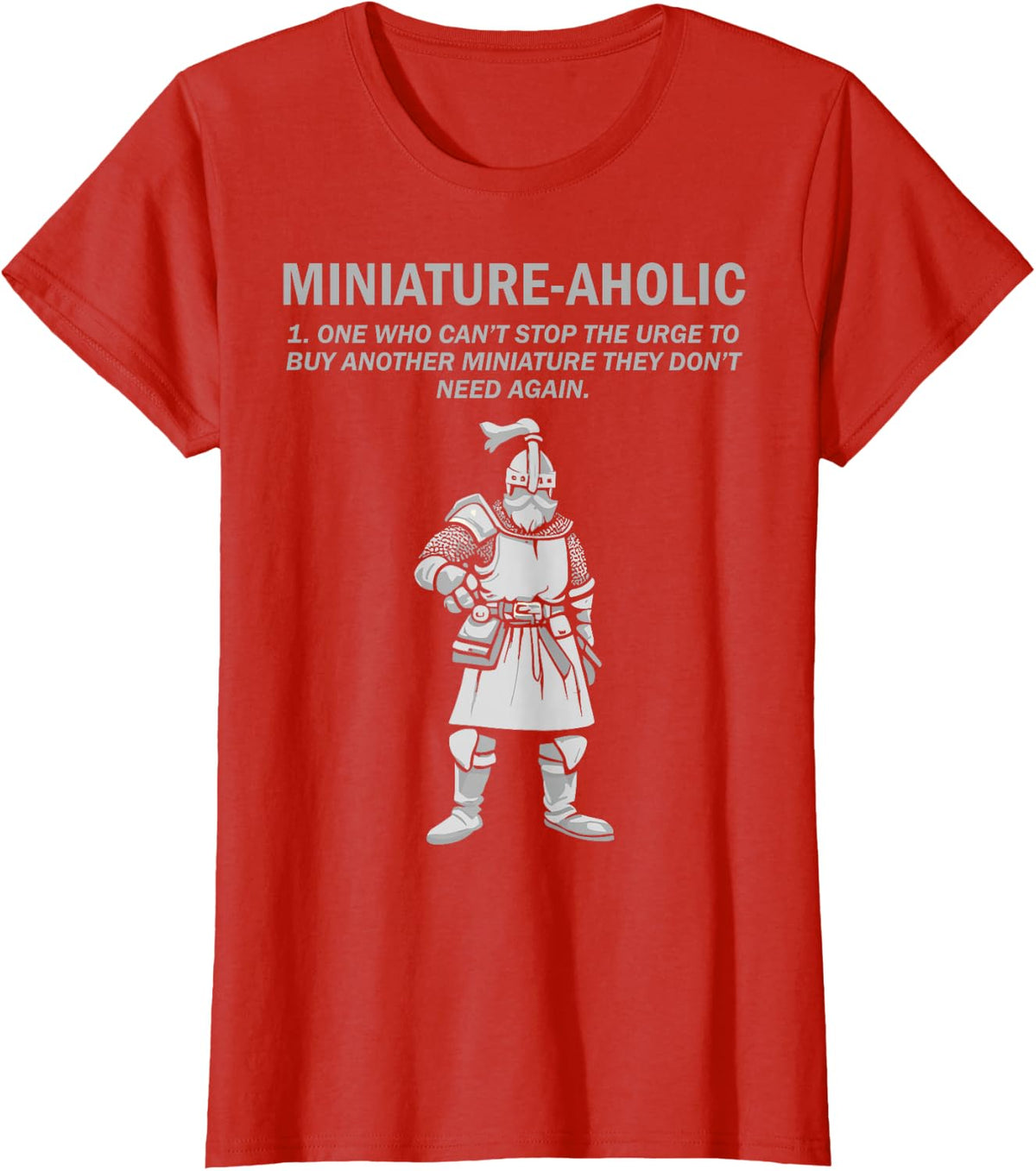 Miniature Painter Funny Painting Miniatures T-Shirt - Red